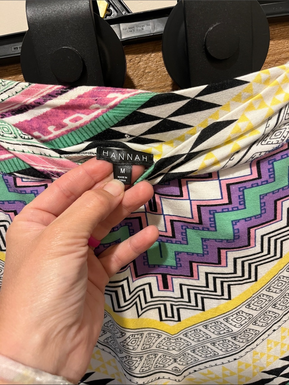 Hannah Chevron Stripe Maxi Skirt in Purple, Yellow, Green, Red, Black & White - Picture 2 of 8